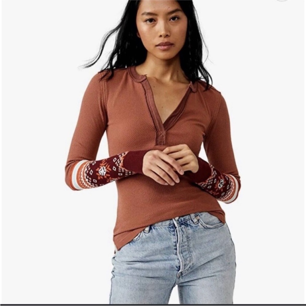 We The Free, XL, Mikah Layering Cuff, Autumn Combo, long sleeve thermal top - Picture 3 of 6